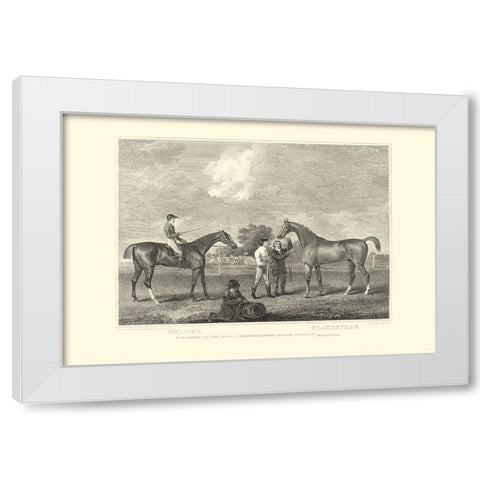 Custom Eclipse And Shakespeare White Modern Wood Framed Art Print by Scott, John