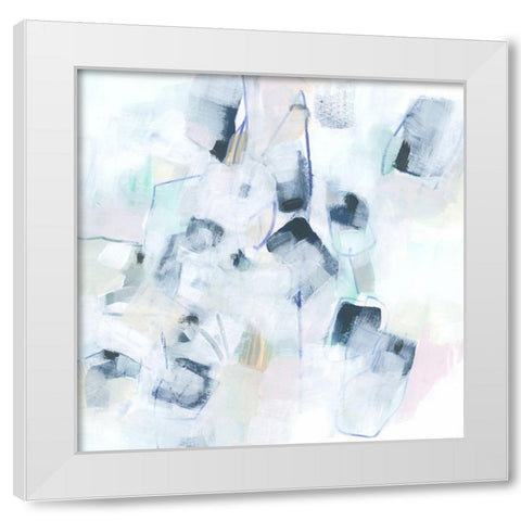 Soft Focus Pastels II White Modern Wood Framed Art Print by Vess, June Erica