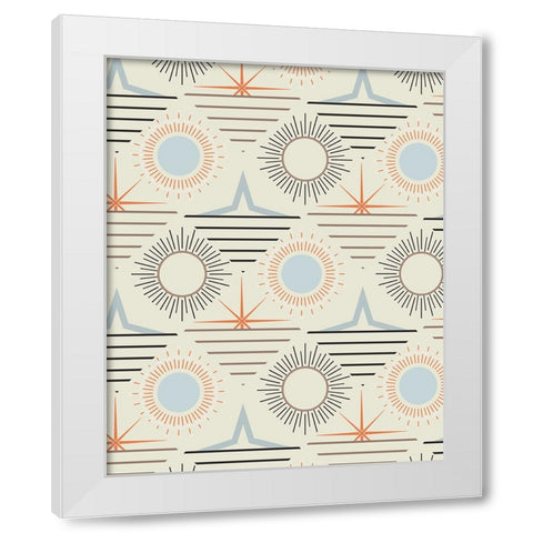 Sunrise Passage I White Modern Wood Framed Art Print by Wang, Melissa