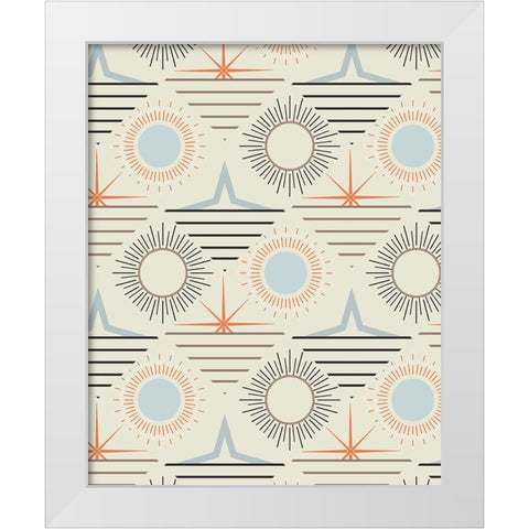 Sunrise Passage I White Modern Wood Framed Art Print by Wang, Melissa