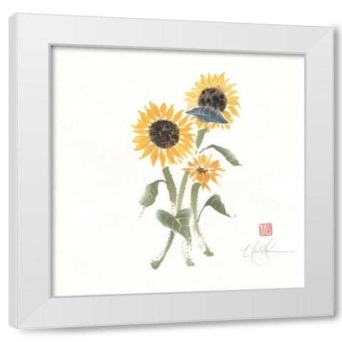 Simply Seeds I White Modern Wood Framed Art Print by Rae, Nan