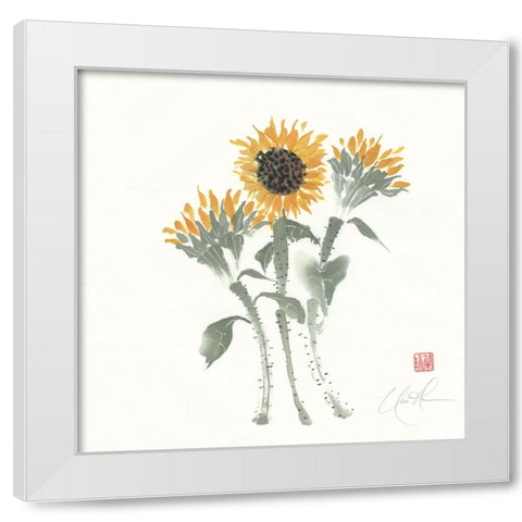 Simply Seeds II White Modern Wood Framed Art Print by Rae, Nan