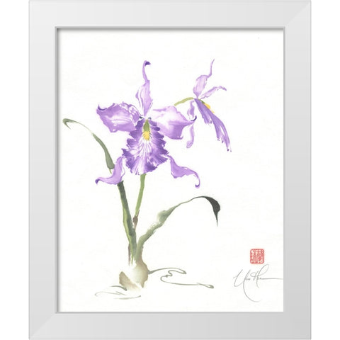 Kingly Stance I White Modern Wood Framed Art Print by Rae, Nan