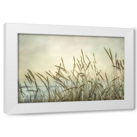 Summer Sea Breeze White Modern Wood Framed Art Print by Poinski, Dianne