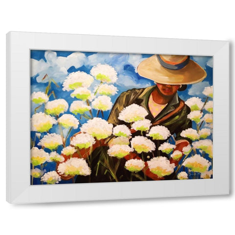 Some Day Sharecropper I White Modern Wood Framed Art Print by McGee, Janie