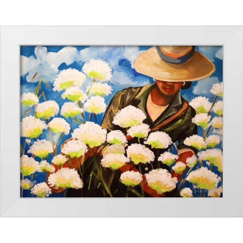 Some Day Sharecropper I White Modern Wood Framed Art Print by McGee, Janie