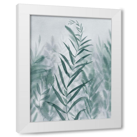 Blue by the River I White Modern Wood Framed Art Print by Popp, Grace