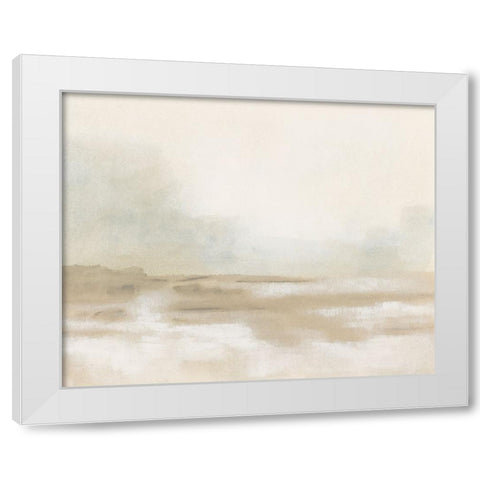 Neutral Mist Mesa II White Modern Wood Framed Art Print by Vess, June Erica
