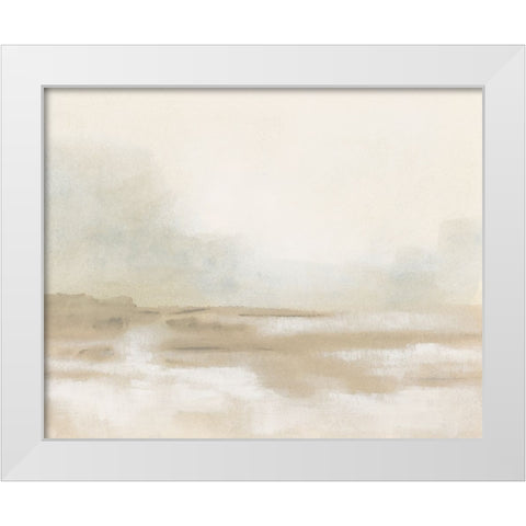 Neutral Mist Mesa II White Modern Wood Framed Art Print by Vess, June Erica