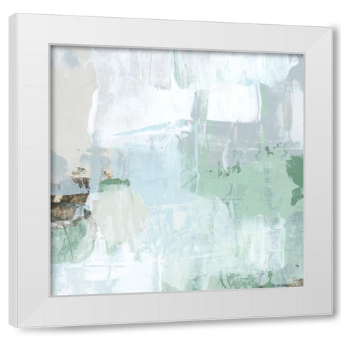 Field Lens II White Modern Wood Framed Art Print by Vess, June Erica