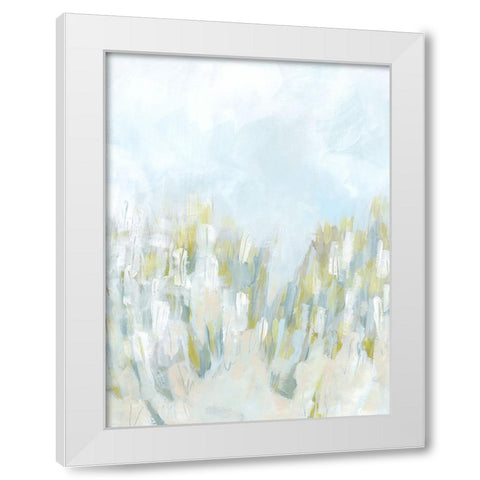 Sea Grasses II White Modern Wood Framed Art Print by Vess, June Erica