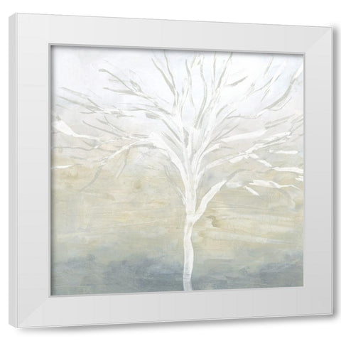 Ghost Tree I White Modern Wood Framed Art Print by Vess, June Erica