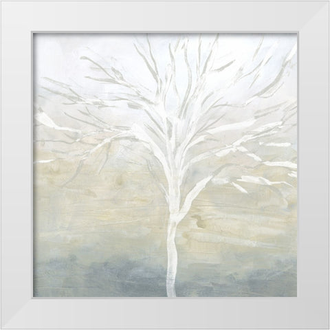 Ghost Tree I White Modern Wood Framed Art Print by Vess, June Erica
