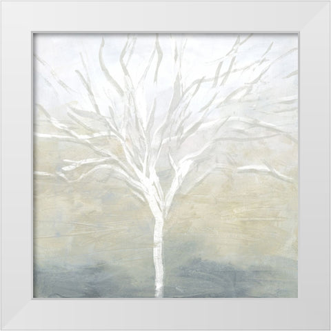 Ghost Tree II White Modern Wood Framed Art Print by Vess, June Erica
