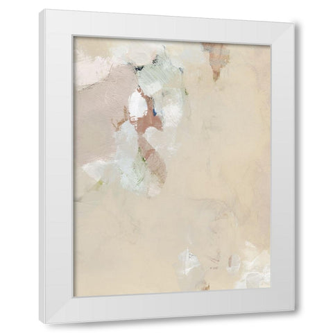 Muted Pastel I White Modern Wood Framed Art Print by Barnes, Victoria