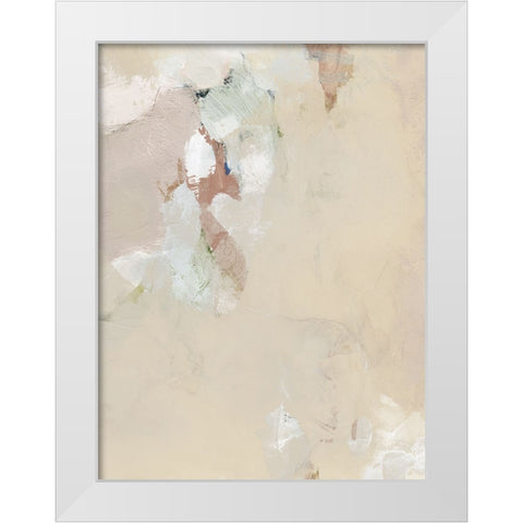 Muted Pastel I White Modern Wood Framed Art Print by Barnes, Victoria