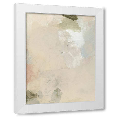 Muted Pastel III White Modern Wood Framed Art Print by Barnes, Victoria