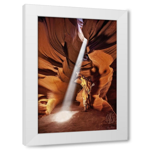 Guiding Light III White Modern Wood Framed Art Print by Drost, David