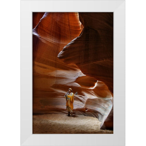 Guiding Light IV White Modern Wood Framed Art Print by Drost, David