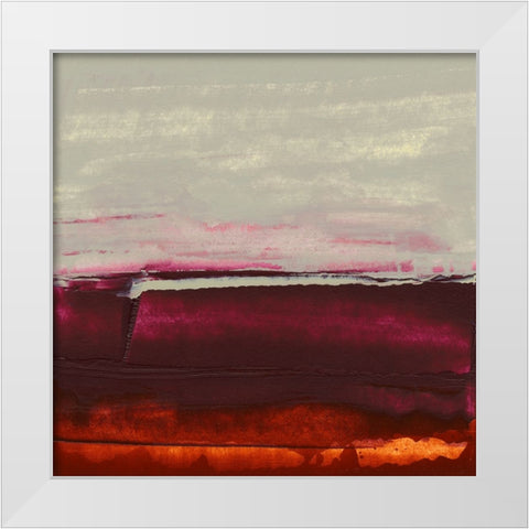 Enchant I White Modern Wood Framed Art Print by Gordon, Sharon