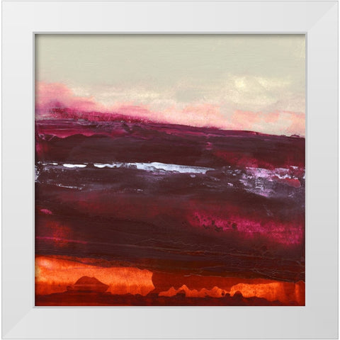 Enchant II White Modern Wood Framed Art Print by Gordon, Sharon