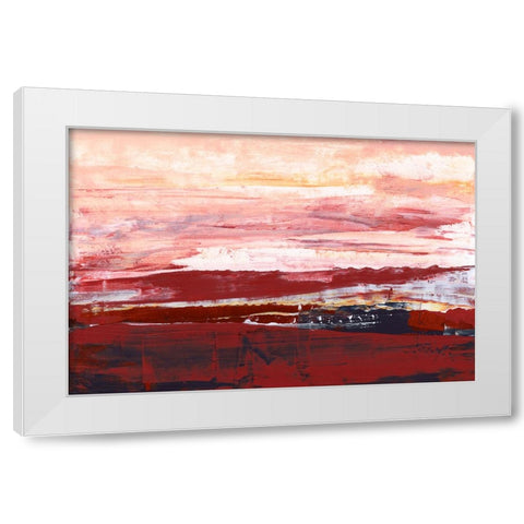 Summerset I White Modern Wood Framed Art Print by Gordon, Sharon