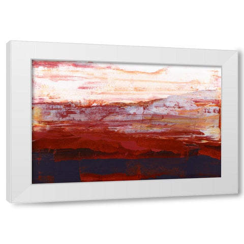Summerset II White Modern Wood Framed Art Print by Gordon, Sharon