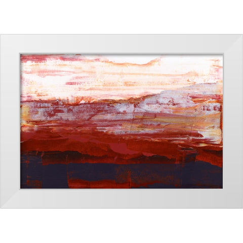 Summerset II White Modern Wood Framed Art Print by Gordon, Sharon