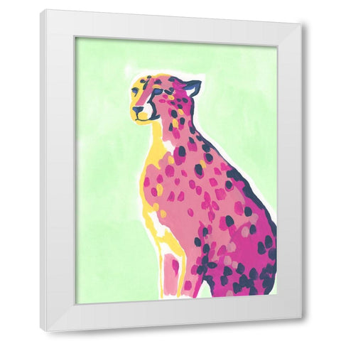 Savannah Pop II White Modern Wood Framed Art Print by Vess, June Erica