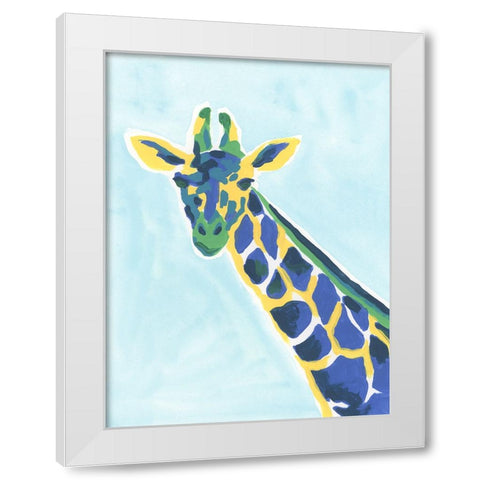 Savannah Pop IV White Modern Wood Framed Art Print by Vess, June Erica