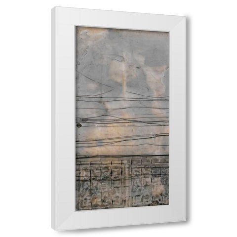 Subtle Symphony I White Modern Wood Framed Art Print by Goldberger, Jennifer