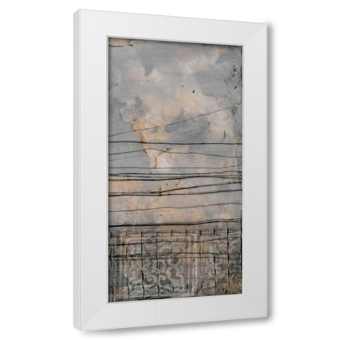 Subtle Symphony II White Modern Wood Framed Art Print by Goldberger, Jennifer