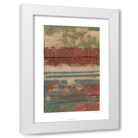 Undulate I White Modern Wood Framed Art Print by Goldberger, Jennifer