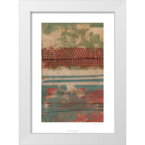 Undulate I White Modern Wood Framed Art Print by Goldberger, Jennifer