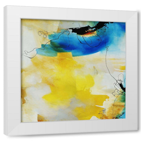 Kinetics II White Modern Wood Framed Art Print by Drotar, Rikki