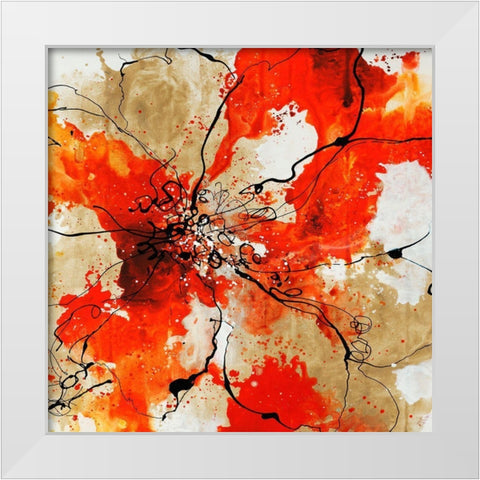 Allure II White Modern Wood Framed Art Print by Drotar, Rikki
