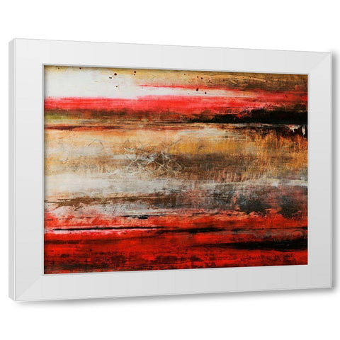 Art Zero I White Modern Wood Framed Art Print by Douglass, Farrell