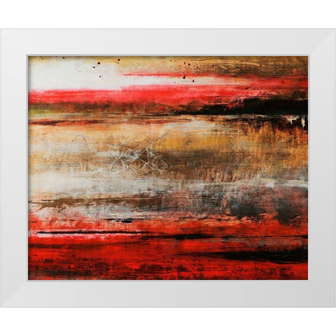 Art Zero I White Modern Wood Framed Art Print by Douglass, Farrell