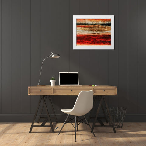 Art Zero II White Modern Wood Framed Art Print by Douglass, Farrell