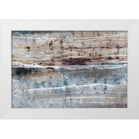 Counterbalance Coast White Modern Wood Framed Art Print by Henry, Alexys
