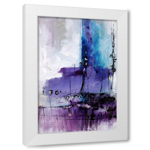 Donde White Modern Wood Framed Art Print by Schicker, Joshua