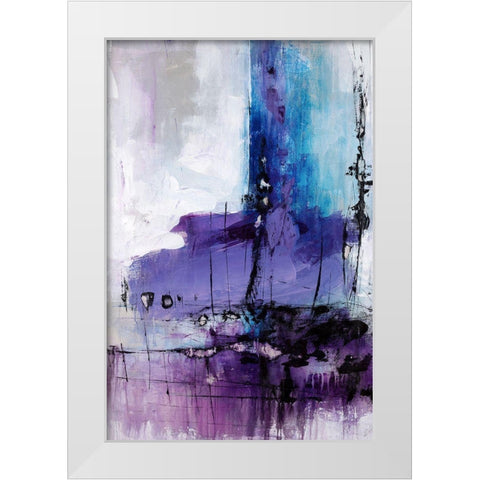 Donde White Modern Wood Framed Art Print by Schicker, Joshua