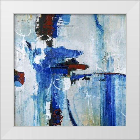 Harbinger White Modern Wood Framed Art Print by Schicker, Joshua