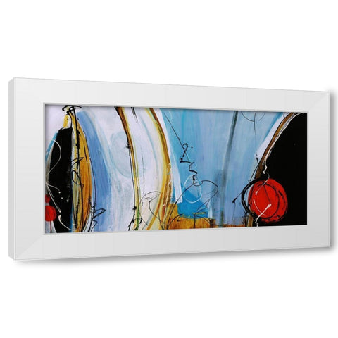 Playground Pops White Modern Wood Framed Art Print by Douglass, Farrell