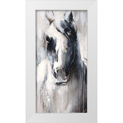 Prairie II White Modern Wood Framed Art Print by Edmunds, Sydney