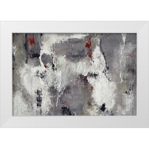 Labyrinthine White Modern Wood Framed Art Print by Schicker, Joshua