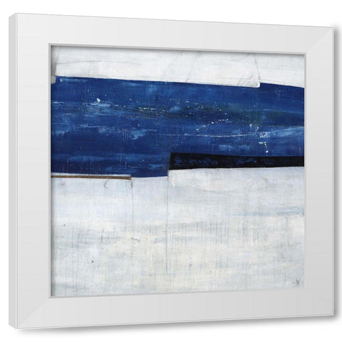 League White Modern Wood Framed Art Print by Schicker, Joshua