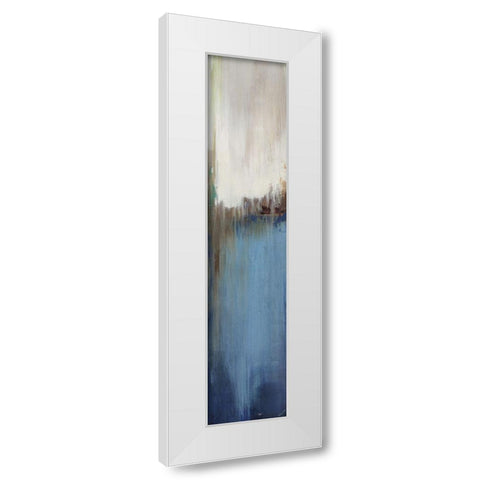 On the Way X White Modern Wood Framed Art Print by Edmunds, Sydney