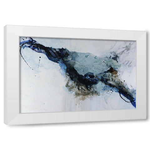 Swift Undercurrent White Modern Wood Framed Art Print by Taylor, Kari