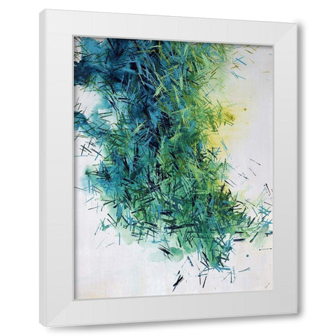 To the Point I White Modern Wood Framed Art Print by Edmunds, Sydney